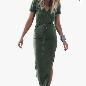 Olive Green Maxi Dress